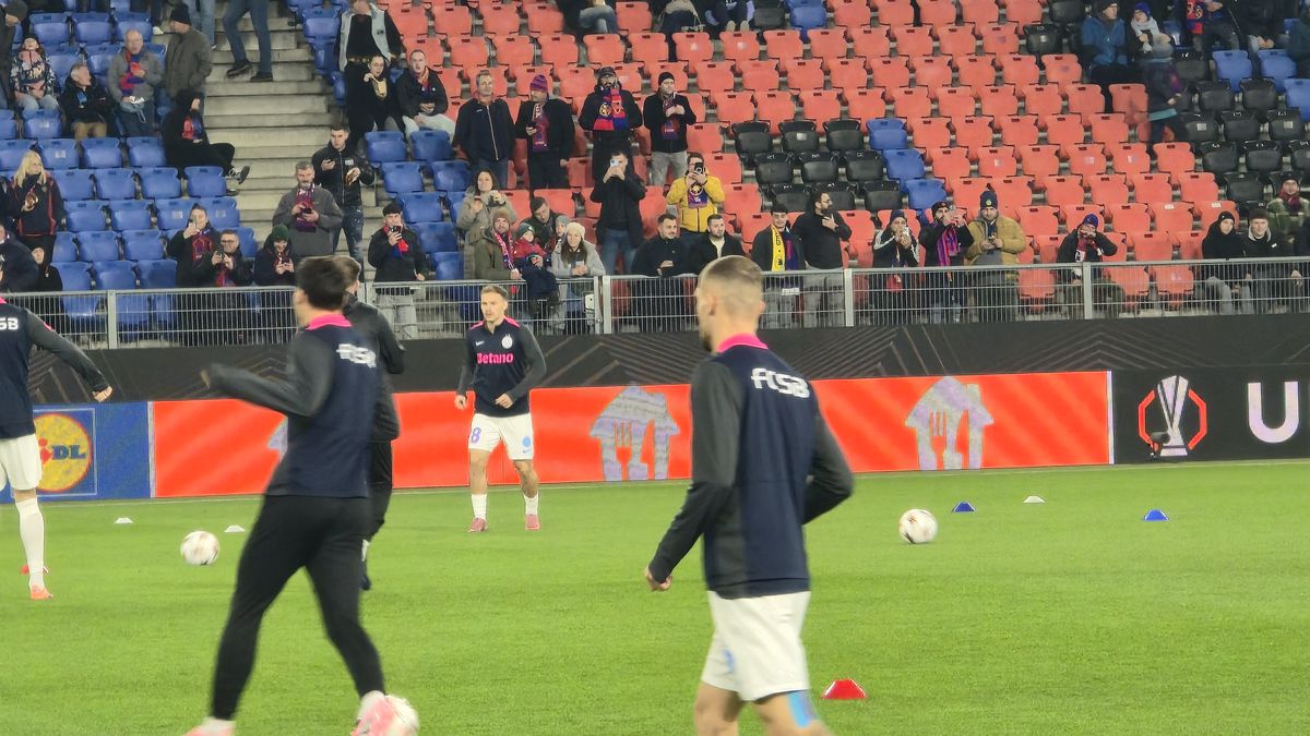 Imagini înainte de Basel - FCSB