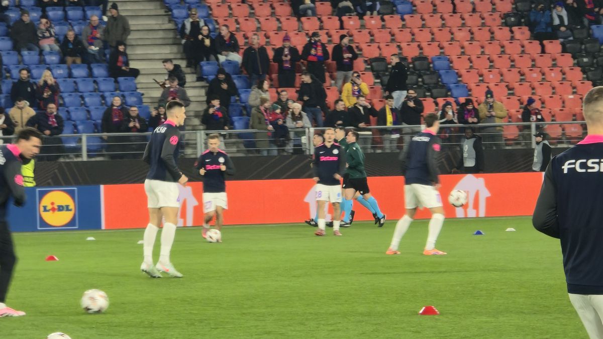 Imagini înainte de Basel - FCSB