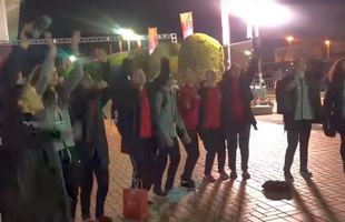 VIDEO Cristina Neagu și celelalte „tricolore” au dat tonul petrecerii pe străzile din Japonia: „Din toată inima pentru România”