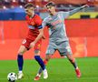 Florin Tănase (roșu), în FCSB - UTA 3-0