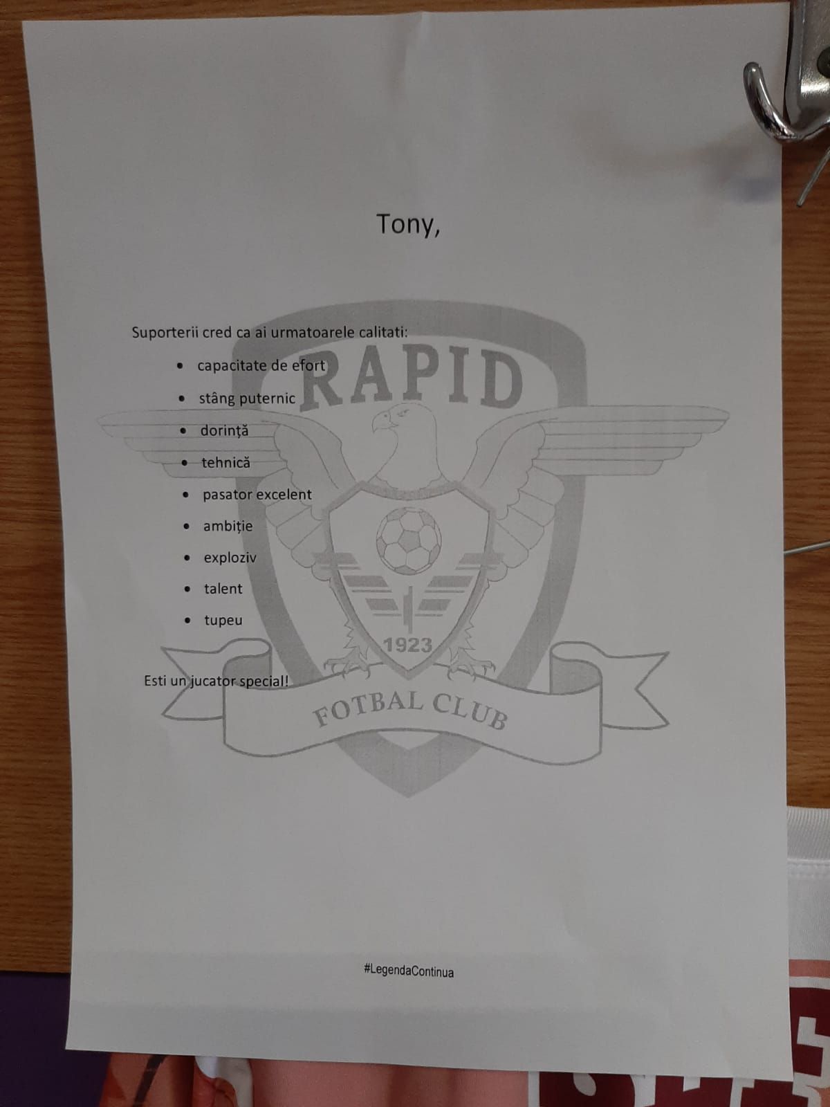 ASU Poli - Rapid mesaje suporteri