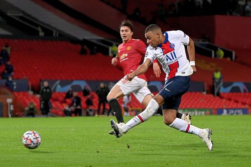 Kylian Mbappe, în Manchester United - PSG // foto: Guliver/gettyimages