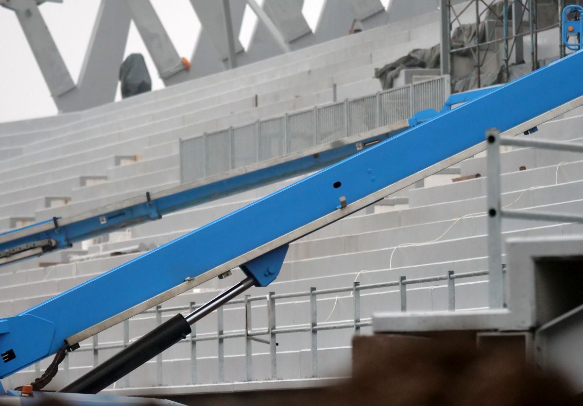 Imagini cu noul stadion al Chindiei Târgoviște - decembrie 2022