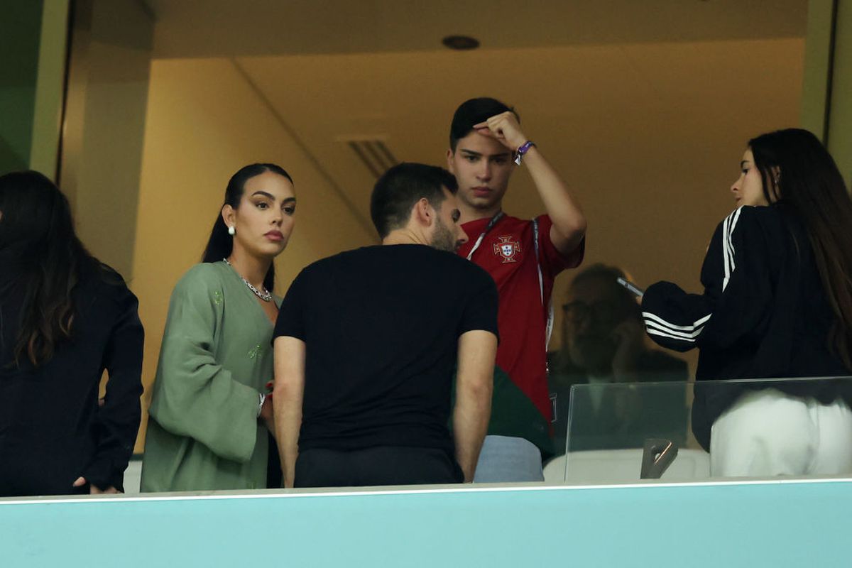 Georgina Rodriguez, pe stadion la Portugalia - Elveția