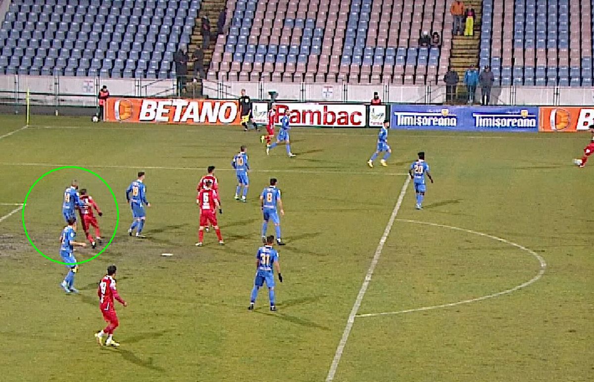 Eroare uriașă de arbitraj în Slobozia - Dinamo, din Cupa României » Neluț Roșu, privat de un gol fabulos