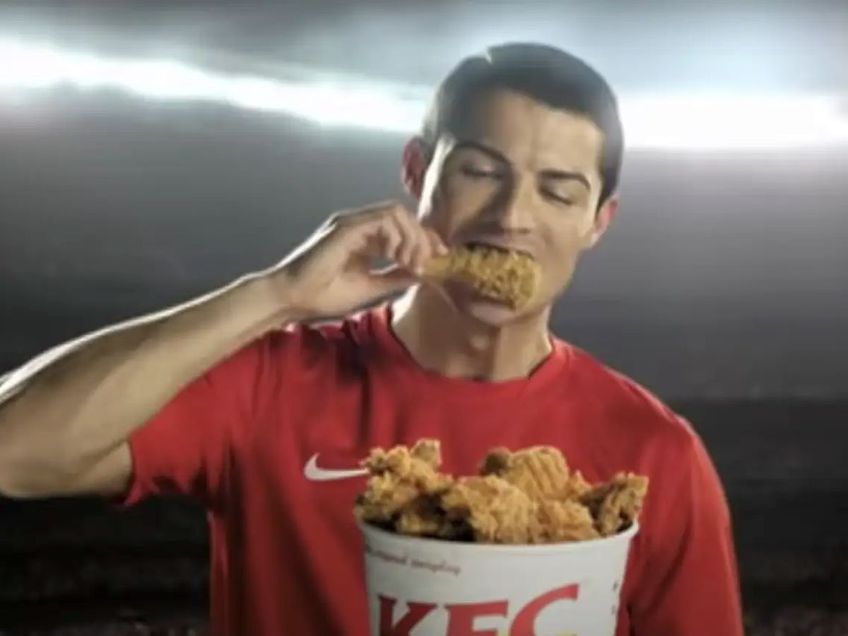 Cristiano Ronaldo a fost ironizat de KFC Marea Britanie pe contul oficial de Twitter
