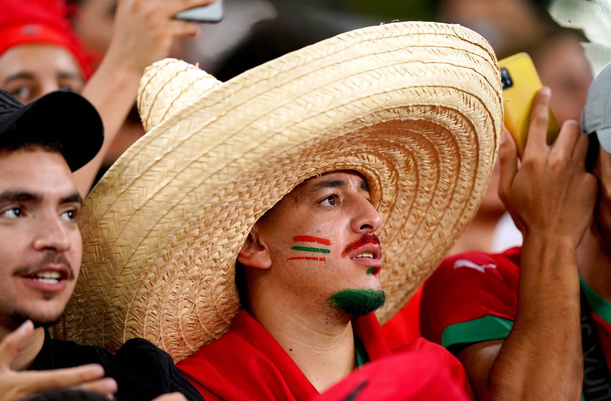 Maroc - Spania, spectacol în tribune