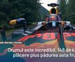 Ce se întâmplă când monopostul F1 al lui Vettel e blocat de o nuntă pe Transalpina? Cadre memorabile filmate pe cea mai înaltă șosea din România 