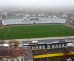 Noul stadion din Târgoviște va costa mai mult decât dublul sumei estimate inițial, deși capacitatea va fi mai mică decât era înainte de modernizare / foto: Iosif Popescu