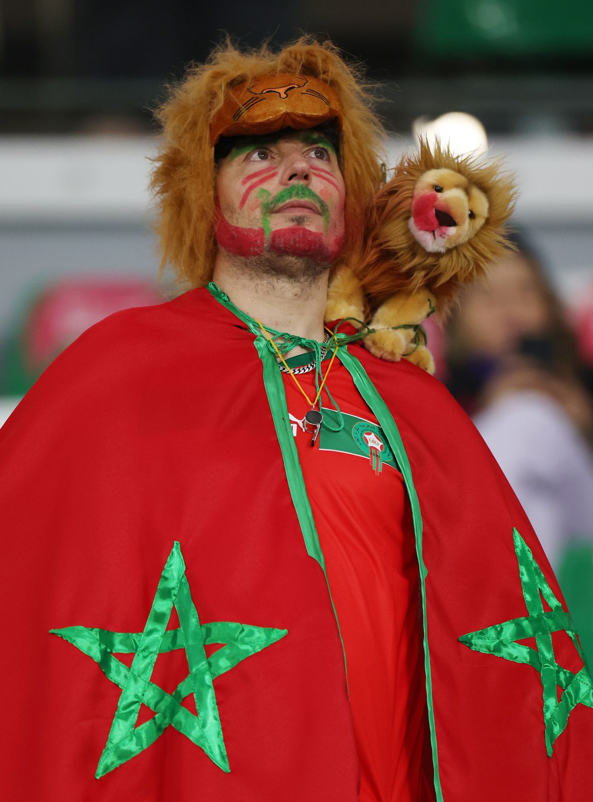 Maroc - Spania, spectacol în tribune