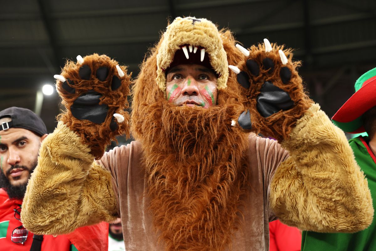 Maroc - Spania, spectacol în tribune