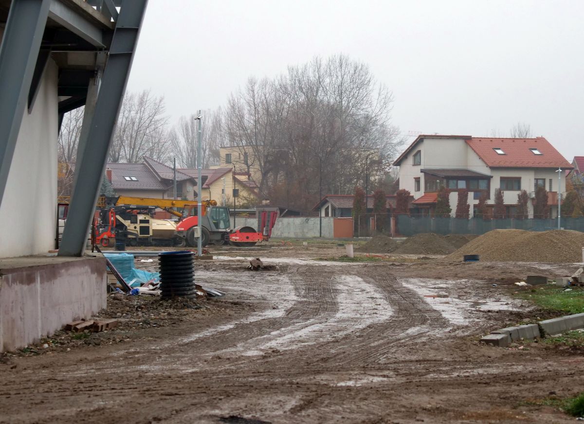 Imagini cu noul stadion al Chindiei Târgoviște - decembrie 2022