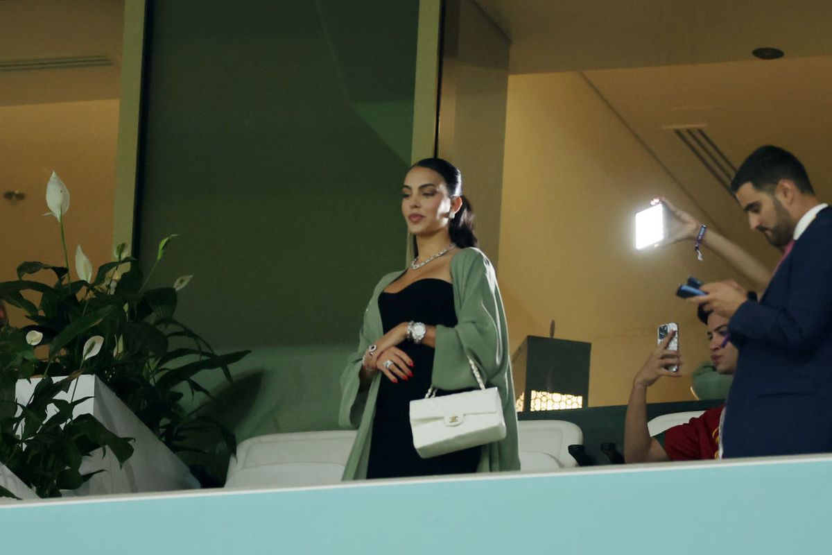 Georgina Rodriguez, pe stadion la Portugalia - Elveția