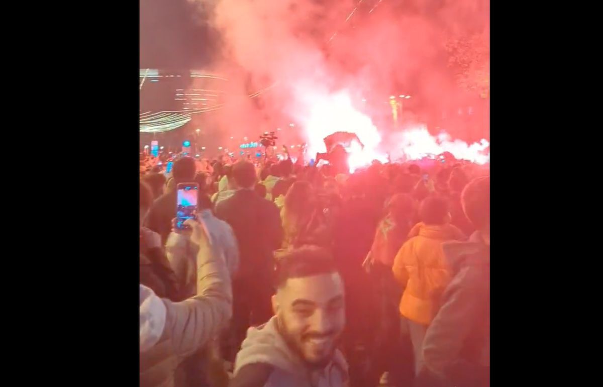 Nebunie după calificarea în „sferturi”! Marocanii au sărbătorit chiar pe străzile din Spania