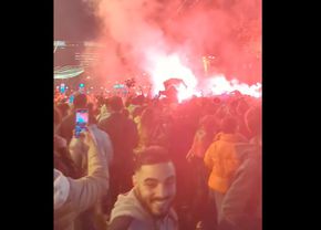 Nebunie după victoria de la Campionatul Mondial! Marocanii au sărbătorit calificarea chiar pe străzile din Spania