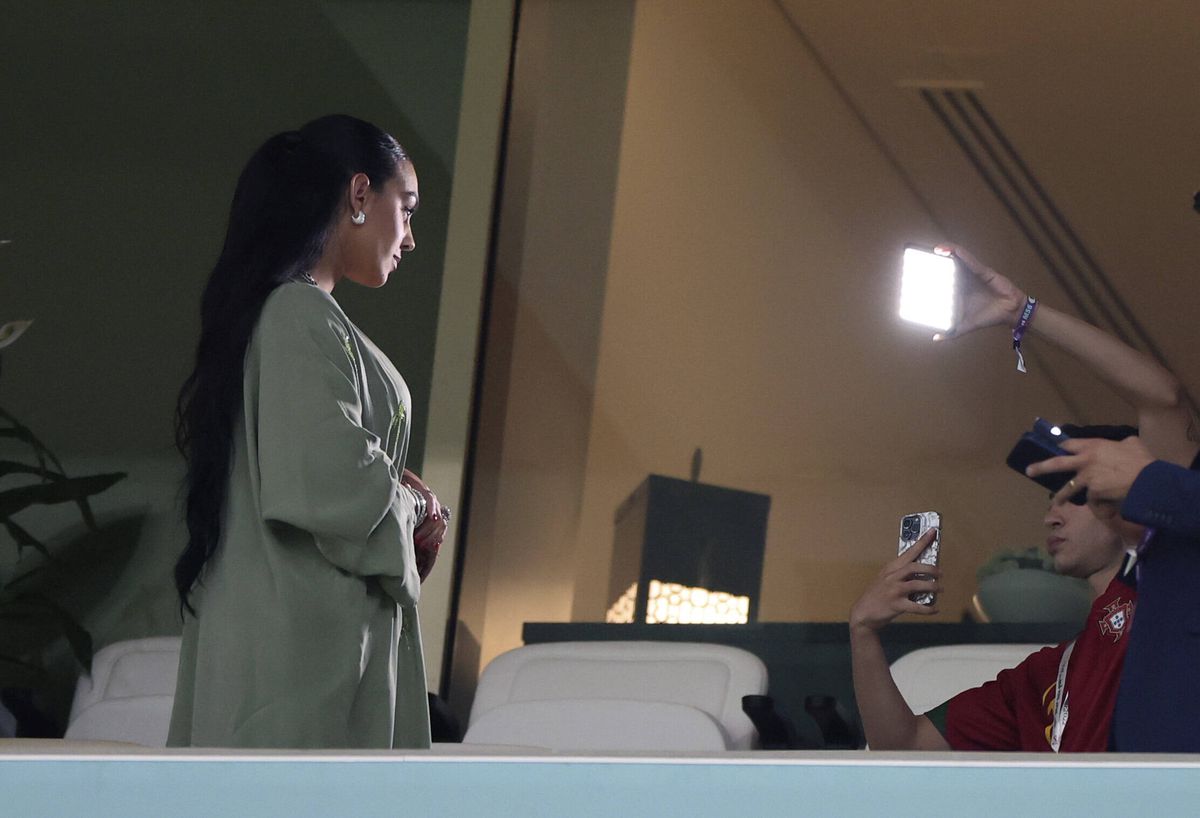 Georgina Rodriguez, pe stadion la Portugalia - Elveția