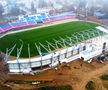 Noul stadion din Târgoviște va costa mai mult decât dublul sumei estimate inițial, deși capacitatea va fi mai mică decât era înainte de modernizare / foto: Iosif Popescu