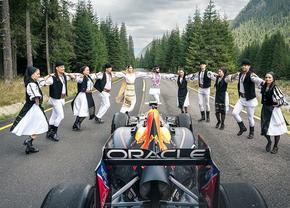 Ce se întâmplă când monopostul lui Vettel întâlnește un vampir și o nuntă pe Transalpina? Cadre memorabile filmate pe cea mai înaltă șosea din România 