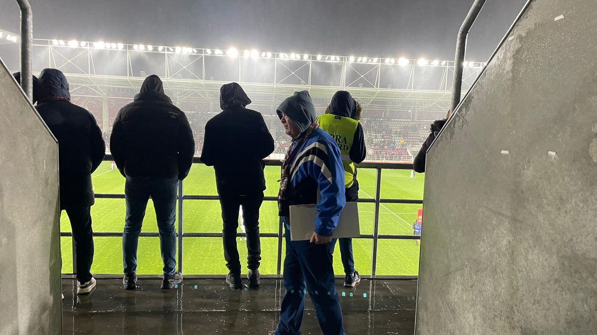 Rapid - CFR Cluj, atmosfera din tribună