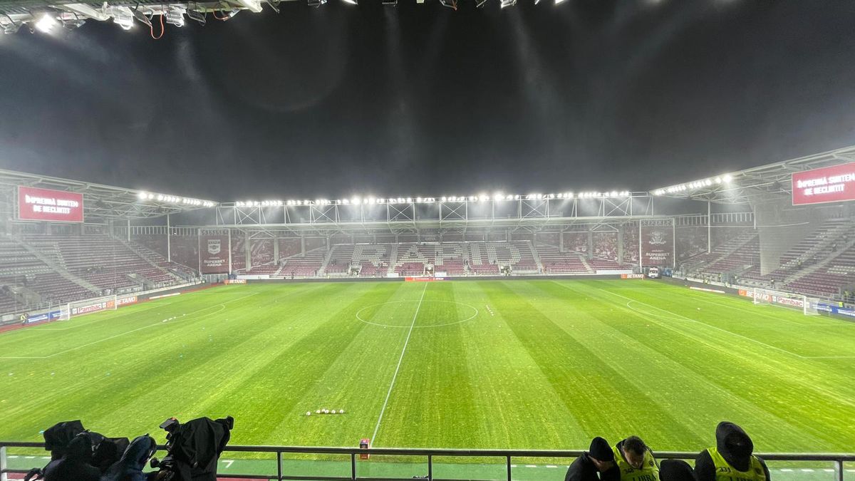 Rapid - CFR Cluj, atmosfera din tribună