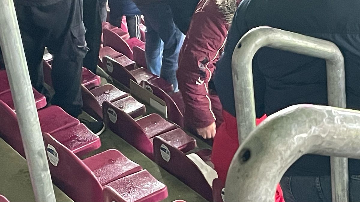 Rapid - CFR Cluj, atmosfera din tribună