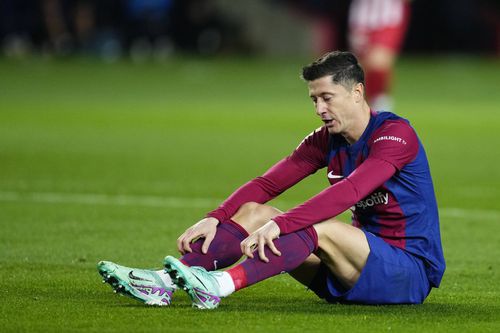 Robert Lewandowski, în criză de formă în ultima perioadă la FC Barcelona Foto: Imago