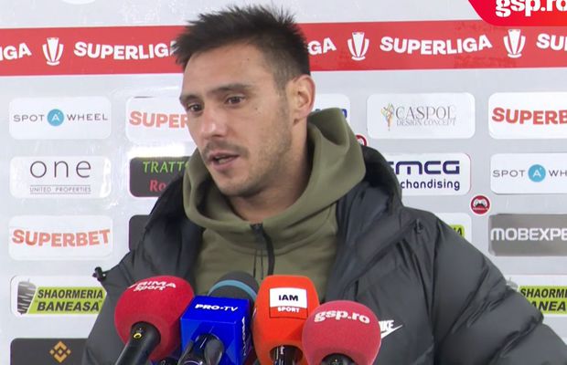 Mario Camora n-a înțeles ratarea coechipierului de la CFR Cluj: „Trebuia să dăm gol cu poarta goală”
