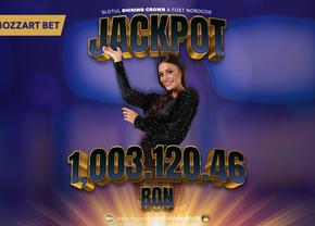 O doamnă norocoasă din Neamț câștigă Jackpot-ul de peste 1 milion de lei la Mozzart Bet