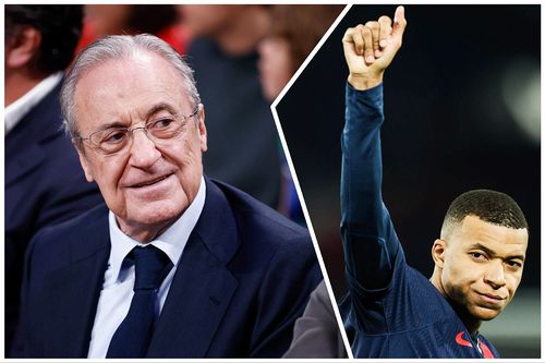 Florentino Perez, președintele lui Real Madrid, și Kylian Mbappe // sursă fotografii: Imago Images