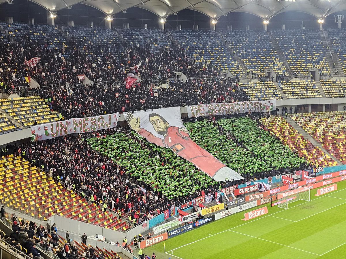 Le-au aflat scenografia! Planul dinamoviștilor, dejucat la derby: „Un mesaj de Sărbători...”