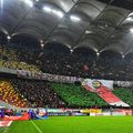 Scenografia pregătită de galeria lui Dinamo pentru derby-ul cu FCSB