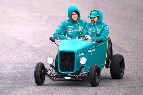 Perechea Aston Martin, Lance Stroll - Fernando Alonso // foto: Guliver/gettyimages