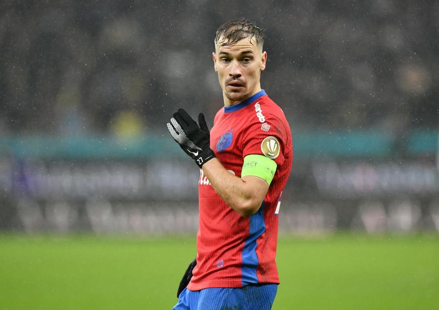 Darius Olaru în FCSB - Dinamo // foto: Cristi Preda (GSP) Discreta plecare a lui Darius Olaru
