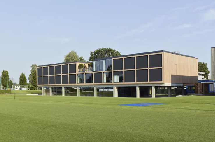 Imagini din baza de pregătire a lui Inter de la Appiano Gentile / Foto: domusweb.it