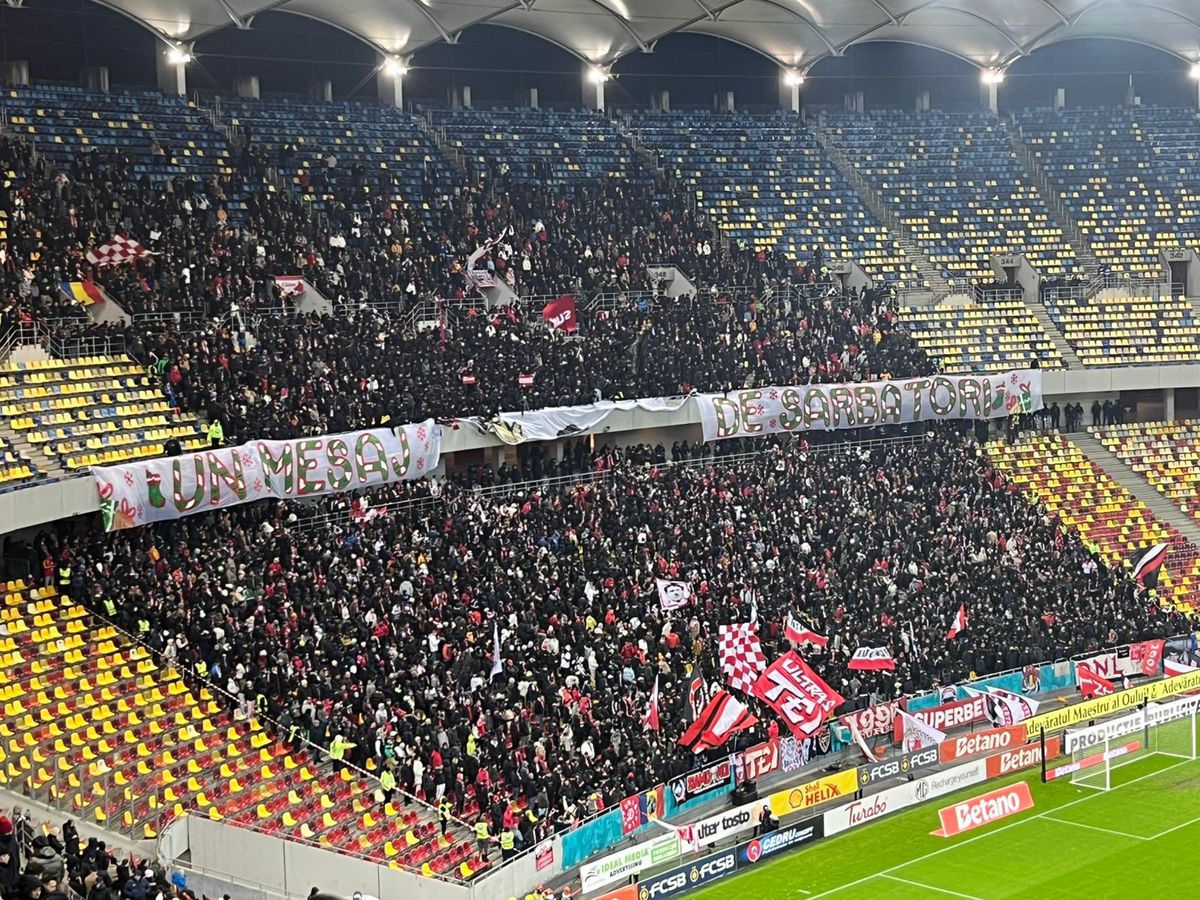 Scenografii în derby-ul FCSB - Dinamo (6 decembrie)