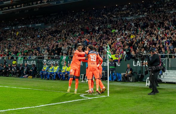 Barcelona a făcut show în meciul cu Betis » Victorie într-un meci cu 8 goluri