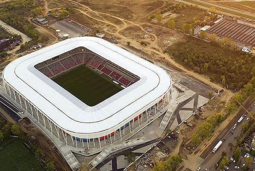 Stadionul Steaua, fotografiat cu drona
