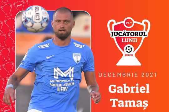 Gabi Tamaș, „Jucătorul lunii decembrie”