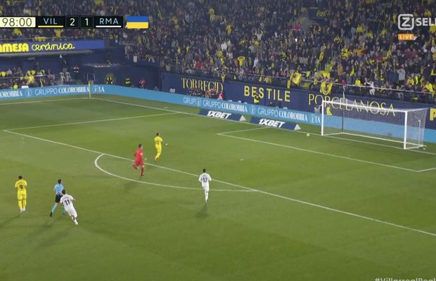 Courtois nu era în poartă, dar a scăpat incredibil de gol » Ratare antologică în Villarreal - Real Madrid