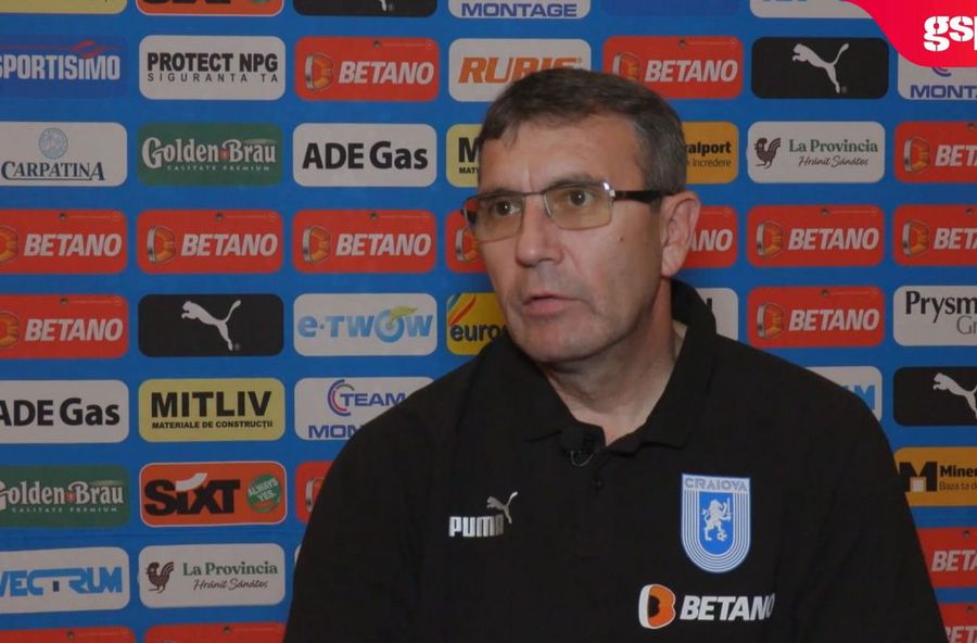 Eugen Neagoe a debutat ca antrenor al Craiovei stând în tribună și cu echipa lui absentă din meciul cu FC Botoșani V-a fost dor de ai noștri?
