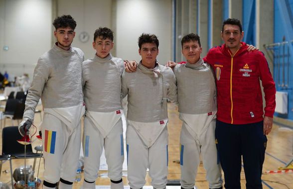 Echipa masculină a României a cucerit medalia de aur la Cupa Mondială de sabie juniori