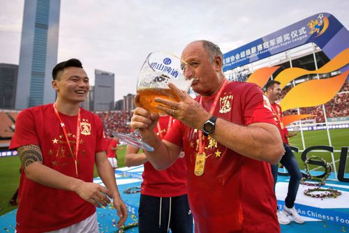 Luis Felipe Scolari la titlul cucerit cu Guangzhou FC. Foto: Imago Images