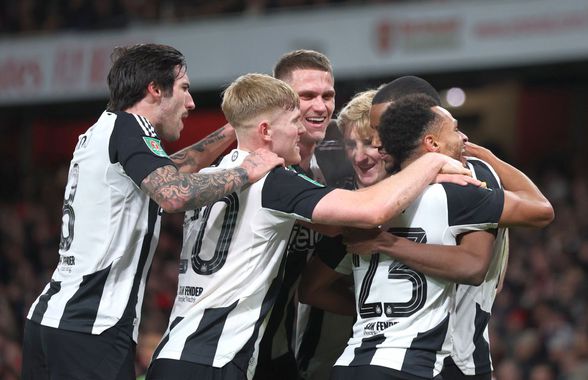 Arsenal - Newcastle 0-2, în semifinalele Cupei Ligii Angliei » Oaspeții, pas mare spre finală