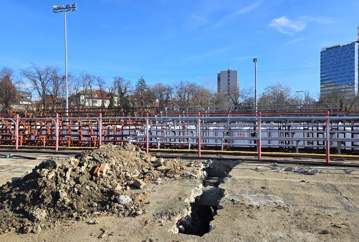 Peisaj în schimbare în complexul Dinamo: lucrări la „Velodrom” și la „Piți Varga”: GSP a luat-o la pas prin ruinele din Ștefan cel Mare