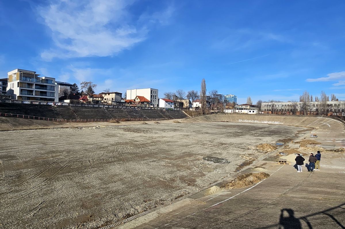 Se lucrează la noul „Dinamo” » Reporterii GSP au intrat pe șantierul complexului din „Ștefan cel Mare”