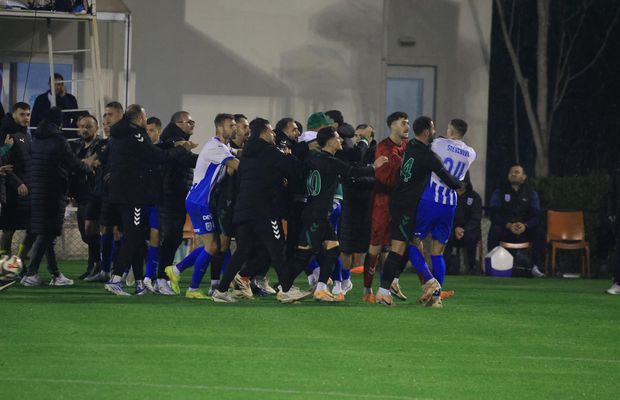 Bătaie generală la primul amical al Universității Craiova din Antalya: Coelho a intrat pe teren » Imagini de pe gazon