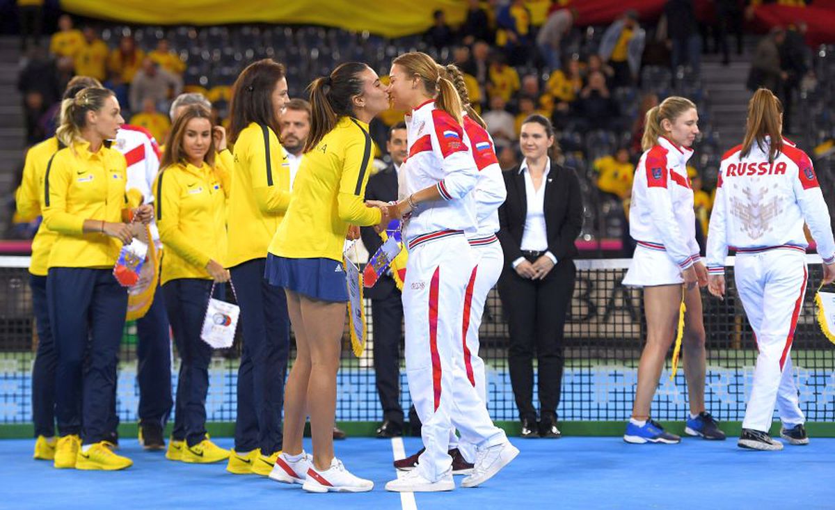 ROMÂNIA - RUSIA 1-1, FED CUP // Cronica celui de-al doilea meci al zilei, Bogdan - Kudermetova 6-3, 6-7 (5), 6-1 » Speranțe tricolore
