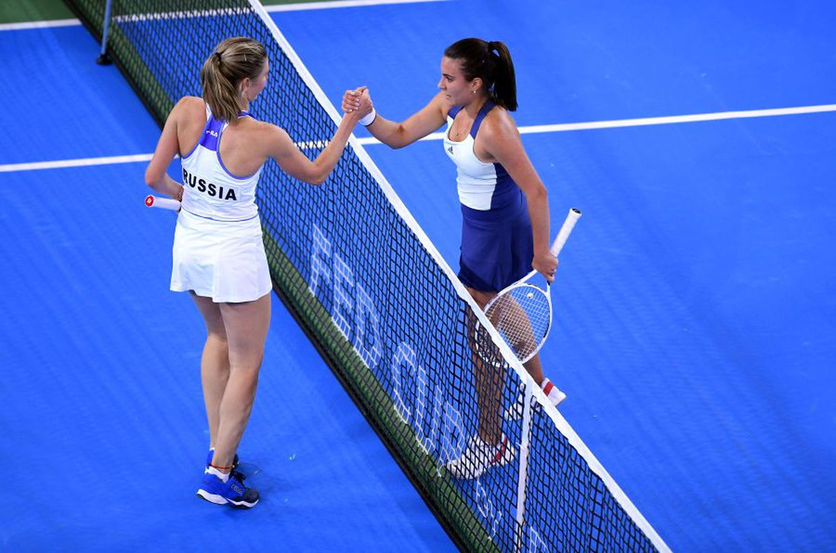 România - Rusia, Ziua 1 Fed Cup