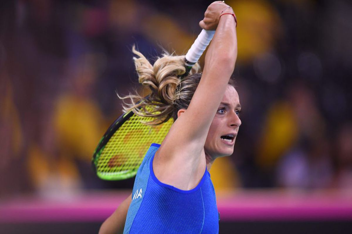 România - Rusia, Ziua 1 Fed Cup