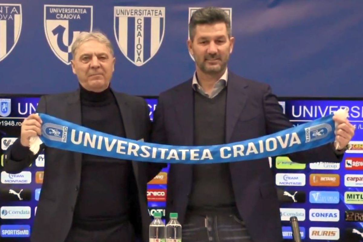 Marinos Ouzounidis, prezentat oficial la Craiova » Toate declarațiile grecului: „Ar fi o greșeală să fac asta din prima zi”